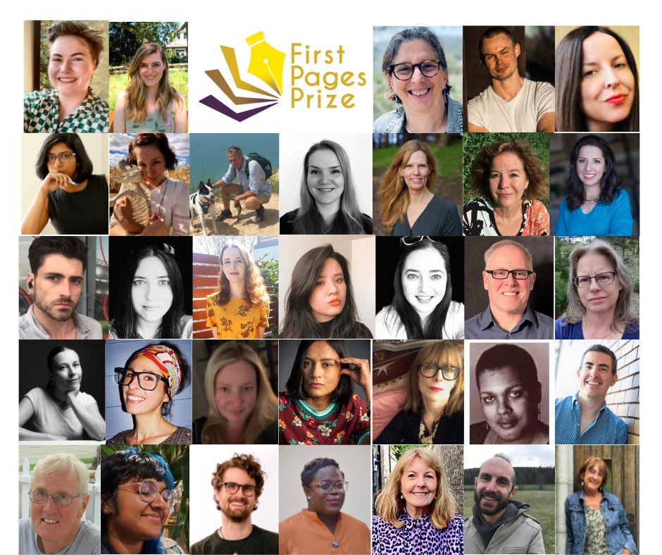 Photos of the authors in the First Pages Prize longlist